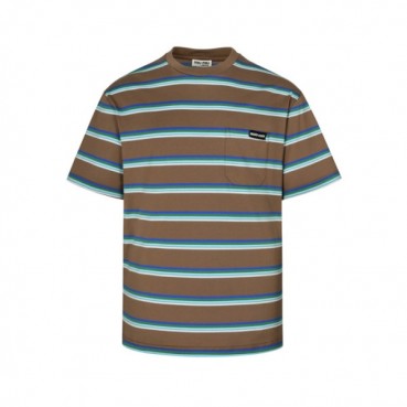 미우미우 남/녀 라운드 반팔 티셔츠 - Miumiu Unisex Round Tshirt 