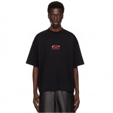 베트멍 남/녀 라운드 반팔 티셔츠 - Vetements Unisex Oversize Tshirt 
