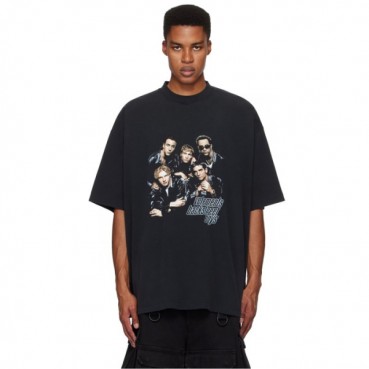 베트멍 남/녀 라운드 반팔 티셔츠 - Vetements Unisex Oversize Tshirt 