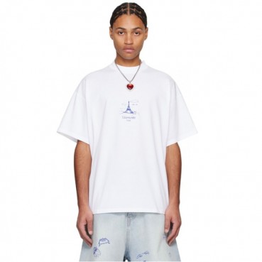 베트멍 남/녀 라운드 반팔 티셔츠 - Vetements Unisex Oversize Tshirt 