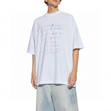 베트멍 남/녀 라운드 반팔 티셔츠 - Vetements Unisex Over Size Tshirt 