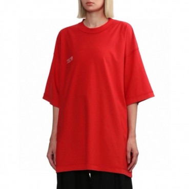 베트멍 여성 라운드 반팔 티셔츠 - Vetements Womens Over Size Tshirt 