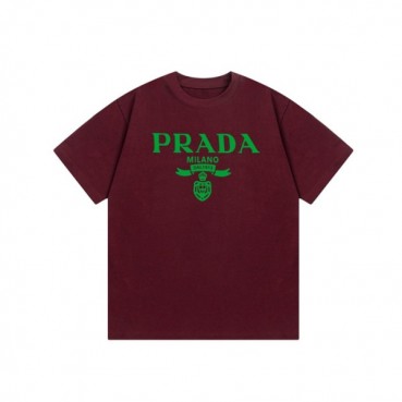 프라다 남성 라운드 반팔티 - Prada Mens Round Tshirt 