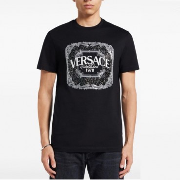 베르사체 남성 반팔 티셔츠 - Versace Mens Round Tshirt 