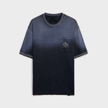 프라다 남성 라운드 반팔티 - Prada Mens Round Tshirt 
