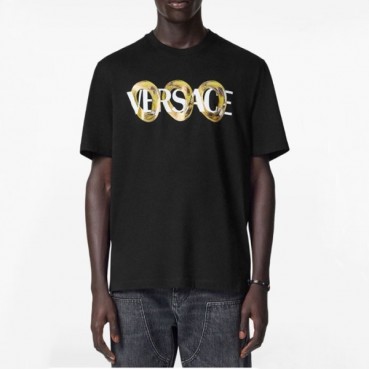 베르사체 남성 반팔 티셔츠 - Versace Mens Round Tshirt 