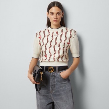 구찌 여성 라운드 반팔 티셔츠 - Gucci Womens Round Tshirts 