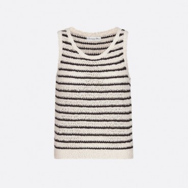 디올 여성 라운드 나시 - Dior Womens Round Sleeveless Top 