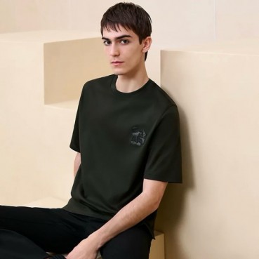 에르메스 남성 라운드 반팔티 - Hermes Mens Round Tshirt 