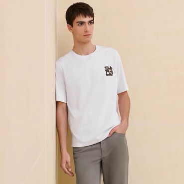 에르메스 남성 라운드 반팔티 - Hermes Mens Round Tshirts 