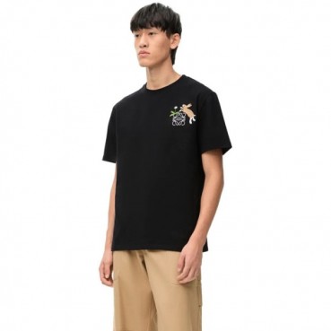 로에베 남성 라운드 반팔티 - Loewe Mens Round Tshirt 