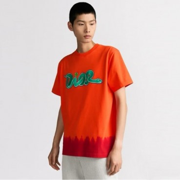 디올 남성 라운드 반팔 티셔츠 - Dior Mens Round Tshirt 