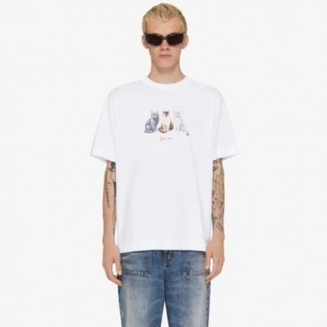 지방시 남성 라운드 반팔 티셔츠 - Givenchy Mens Round Tshirts 