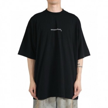 베트멍 남/녀 라운드 반팔 티셔츠 - Vetements Unisex Over Size Tshirts 