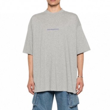 베트멍 남/녀 라운드 반팔 티셔츠 - Vetements Unisex Over Size Tshirts 