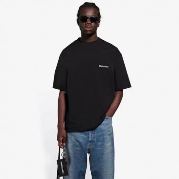발렌시아가 남성 라운드 반팔 티셔츠 - Balenciaga Mens Round Tshirt 