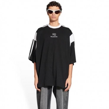발렌시아가 남성 라운드 반팔 티셔츠 - Balenciaga Mens Round Tshirt 