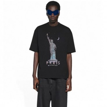 발렌시아가 남성 라운드 반팔 티셔츠 - Balenciaga Mens Round Tshirts 