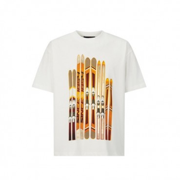 루이비통 남성 라운드 반팔 티셔츠 - Louis vuitton Mens Round Tshirt 