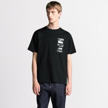 디올 남성 라운드 반팔 티셔츠 - Dior Mens Round Tshirt 