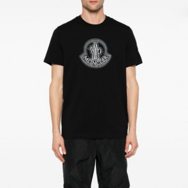 몽클레어 남성 화이트 반팔 티셔츠 - Moncler Mens White Tshirt 