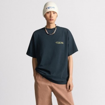 디올 남성 라운드 반팔 티셔츠 - Dior Mens Round Tshirt 