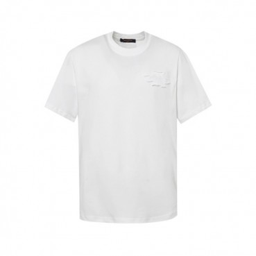 루이비통 남성 라운드 반팔 티셔츠 - Louis vuitton Mens Round Tshirt 