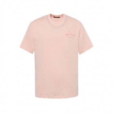 루이비통 남성 라운드 반팔 티셔츠 - Louis vuitton Mens Round Tshirt 