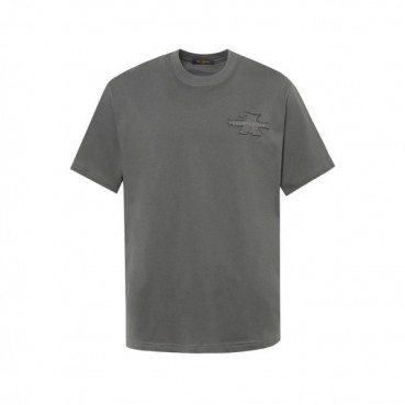 루이비통 남성 라운드 반팔 티셔츠 - Louis vuitton Mens Round Tshirt 