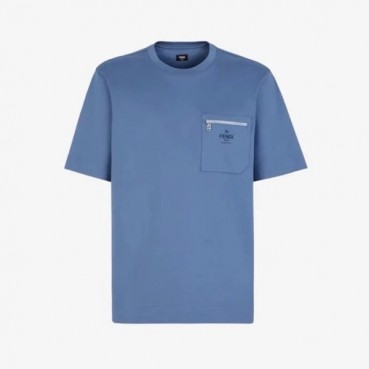펜디 남성 라운드 반팔 티셔츠 - Fendi Mens Round Tshirt 