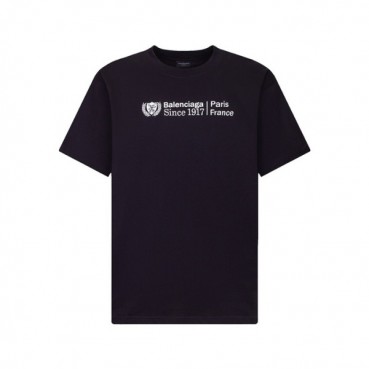 발렌시아가 남성 라운드 반팔 티셔츠 - Balenciaga Mens Round Tshirt 