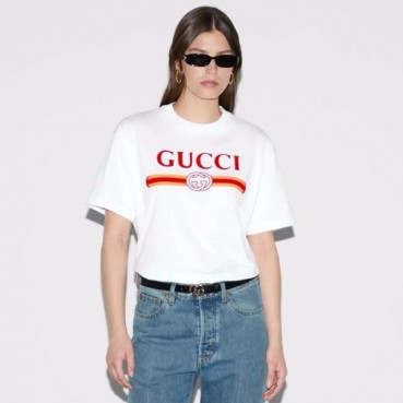 구찌 여성 라운드 반팔 티셔츠 - Gucci Womens Round Tshirts 