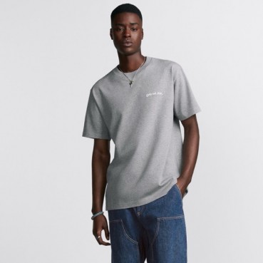 디올 남성 라운드 반팔 티셔츠 - Dior Mens White Tshirts 