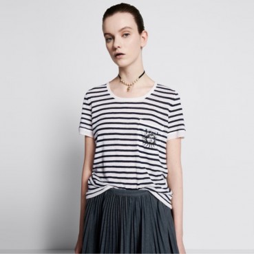 디올 여성 라운드 반팔 티셔츠 - Dior Womens Round Tshirts 