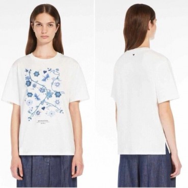 막스마라 여성 크루넥 반팔티 - Maxmara Womens Round Tshirts 