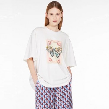 막스마라 여성 크루넥 반팔티 - Maxmara Womens Round Tshirts 