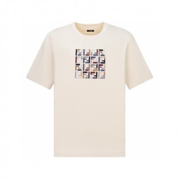 펜디 남성 라운드 반팔 티셔츠 - Fendi Mens Round Tshirts 