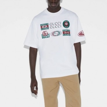 구찌 남성 라운드 반팔 티셔츠 - Gucci Mens Round Tshirts 