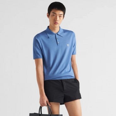 프라다 남성 반팔 폴로 티셔츠 - Prada Mens Polo Tshirts 