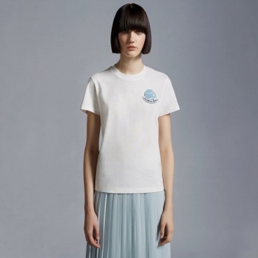 몽클레어 여성 라운드 반팔 티셔츠 - Moncler Womens Round Tshirts 