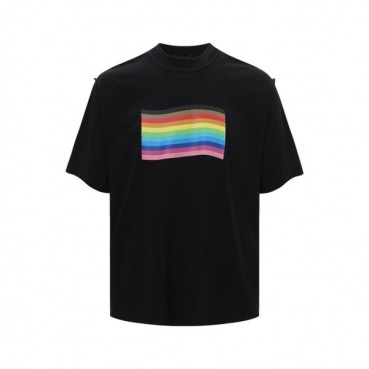 발렌시아가 남성 라운드 반팔 티셔츠 - Balenciaga Mens Round Tshirts 