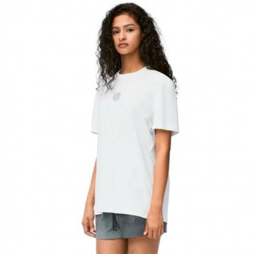 로에베 여성 이니셜 화이트 반팔티 - Loewe Womens White Tshirts 