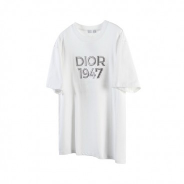 디올 남성 화이트 반팔 티셔츠 - Dior Mens White Tshirts 