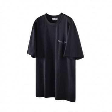 디올 남성 블랙 반팔 티셔츠 - Dior Mens Black Tshirts 