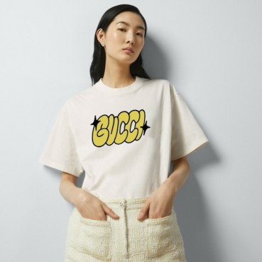 구찌 여성 라운드 반팔 티셔츠 - Gucci Womens Round Tshirts 
