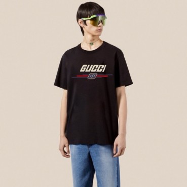 구찌 남성 블랙 반팔 티셔츠 - Gucci Mens Black Tshirts 