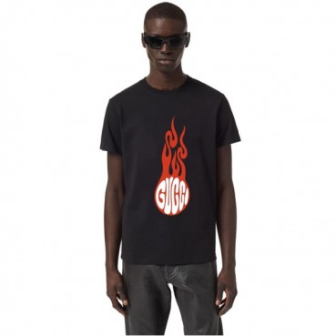 구찌 남성 블랙 반팔 티셔츠 - Gucci Mens Black Tshirts 
