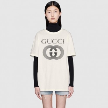 구찌 여성 라운드 반팔 티셔츠 - Gucci Womens Round Tshirts 