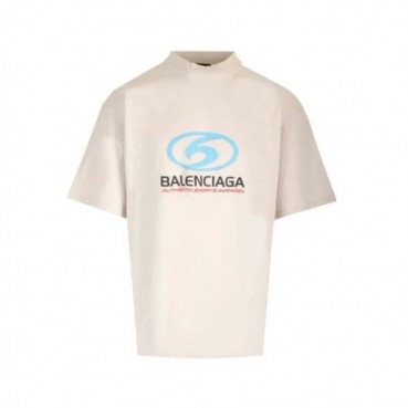 발렌시아가 남성 베이지 반팔 티셔츠 - Balenciaga Mens Beige Tshirts 