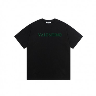 발렌티노 남성 블랙 반팔티 - Valentino Mens Black Tshirts 